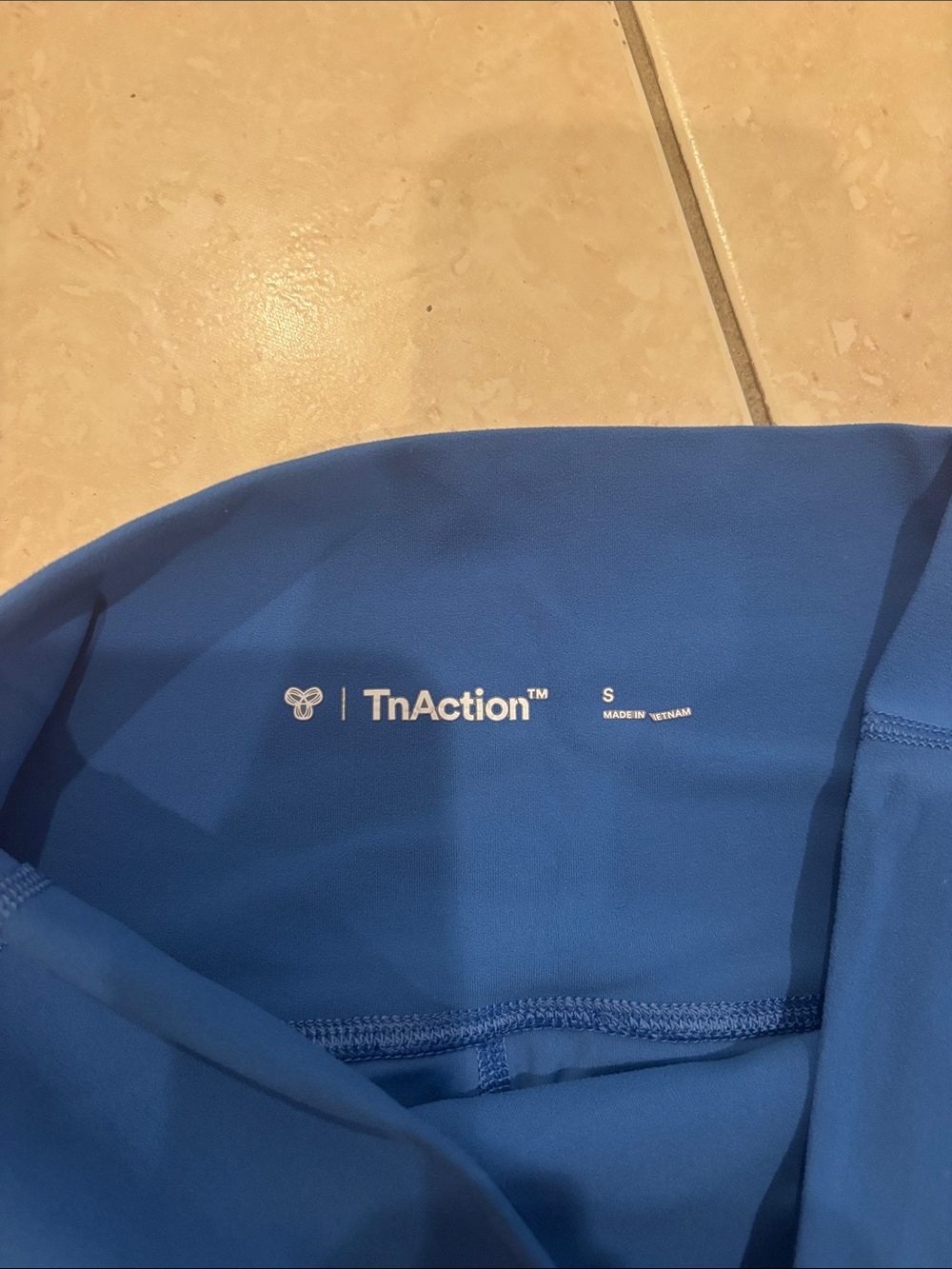 Aritzia Royal Blue High-Waist Bike Shorts - Picture 2 of 2